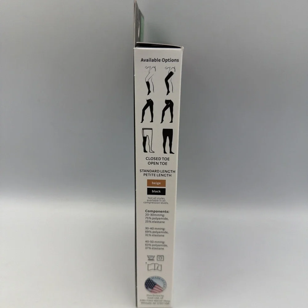 Medi Mediven Plus 16304 Closed Toe Compression Socks 20-30 mmHg Size IV